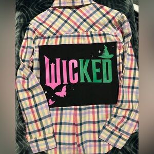 Wicked Multicolor Plaid Button Down Shirt for Kids